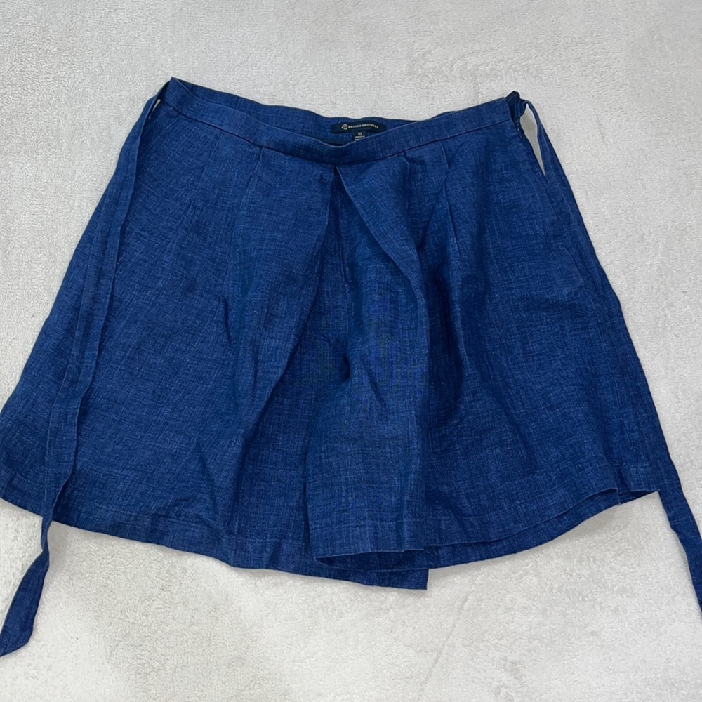 new 100% linen brooks brothers shorts